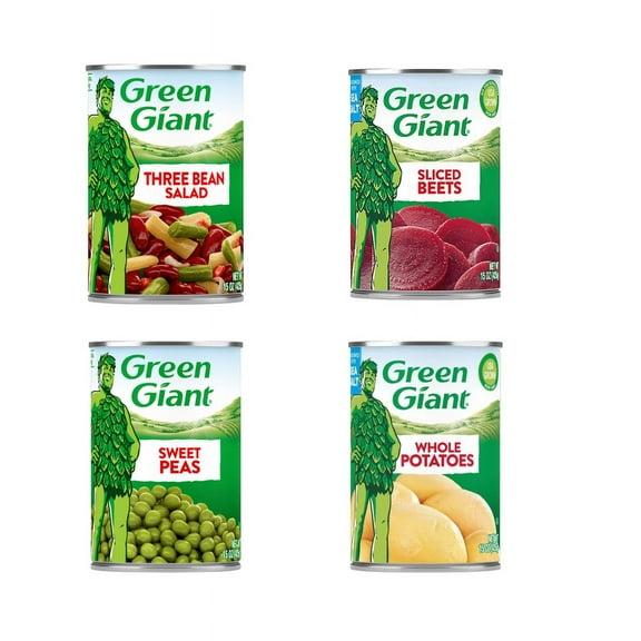 Green Giant Veggie Lite Variety Pack – 8-Can Low-Calorie Vegetable