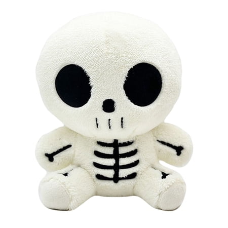 Halloween Ghost Plush Toy Style B Cute Spooky Ghost Stuffed Animal Soft Pillow Doll Halloween Decor Indoor Festive Party Favor Gift for Kids Toddlers Game Fans