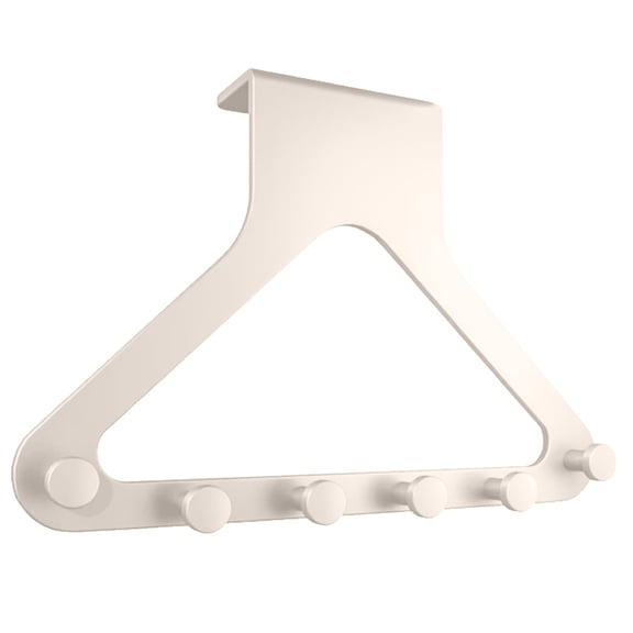 AuroraX Rust Resistant Over the Door Hooks Coat Rack for Hanging,Removable Stainless Steel Heavy Duty Home Storage Hooks for Coat Clothes Bathroom Bedroom