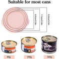 thumbnail image 4 of Pet Food Can Covers Lids,Silicone Pet Food Can Supplies with Spoon for 3 Standard Size Dog Cat Food Cans, 4 of 5
