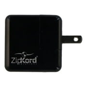 ZipKord 2.1A Wall Charger for USB Devices - Black/Black