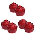 thumbnail image 4 of MesaSe 3 Pcs Lampe sur Pied à Intensité Réglable Lampes Lumière de Salon Bougie Rouge, 4 of 8
