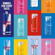 Red Bull Peach Edition Sugarfree Energy Drink, White Peach, 12 fl. oz. can, 114mg Caffeine