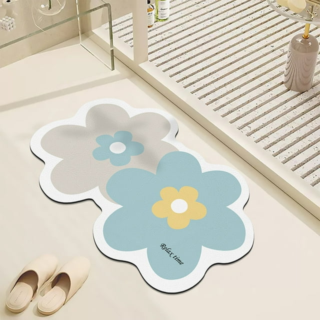 Carpet Rubber Material Bathroom Non Slip Mat Absorbent Floor Mat Entrance Mat Non Slip Foot Mat Bedroom Carpet