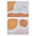 thumbnail image 3 of Pintura Abstracta ANGGREK Lienzo Sin Marco 37x47cm 2 Piezas, 3 of 7