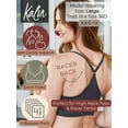 thumbnail image 2 of Kalon Women 4 Pack Racerback Sports Bra V Neck, 2 of 7