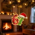 thumbnail image 5 of WKSCLPAI 2025 New Gingerbread 67 Christmas Ornament, Funny Six Seven Acrylic Tree Hanging Decorations, 67 Meme Holiday Home Decor, Xmas Gifts for Friends, Secret Santa(4" #A), 5 of 7