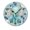 FFclock030, variant on ZXCXRQFa Wooden Clocks Cute Llama Wearing Blazing Hat Wall Clock Non Ticking Silent Kitchen Clock Round Battery Operated Clocks 10 inch for Living Room Bedroom Decor
