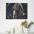 thumbnail image 6 of Fuzoiu Astronaut Print Canvas Wall Decorative,Modern Artwork Picture Decor Painting,Living Room Bedroom Home Office,Framed Hangable Decorative Artwork Size 30x40, 6 of 6