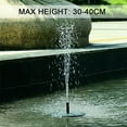 thumbnail image 4 of Solar Fountain Pump Floating Solar Panel Bird Baths Water Fountain with 4 Nozzles For Garden Outdoor Water Pool Pond Decor Set, 4 of 6