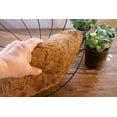 thumbnail image 3 of Coco Liner 2PCS Half Round Replacement for Hanging Basket Wall Flower Basket, 12 inch , Half Circle Wall Planter Coconut Fiber Plant Basket Liner for Garden Planter Flower Pot (12 inch), 3 of 7
