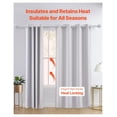 thumbnail image 3 of Blackout Curtains 2 Panels 52x84 Inch - Thermal Insulated Drapes for Bedroom & Living Room - Light Blocking, Noise Reduction, Privacy, 3 of 7