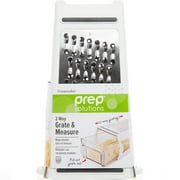 PrepSolutions Stainless Steel Grater with 2 Cup Canister and Dual Blades