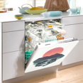 thumbnail image 2 of Yayeee Magnetic Dishwasher Cover for The Front Decoration Home Kitchen Machine Sticker Protector, Abstract Elephant, 2 of 6