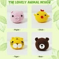 thumbnail image 3 of Product Category Crochet Kit For Beginners with 8 Crocheting Animal Sets and Step By Step Video Tutorials For Adults And Kids Crafts DIY Knitting, 3 of 7
