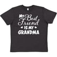 thumbnail image 3 of Inktastic My Best Friend is My Grandma with Hearts Youth T-Shirt, 3 of 5