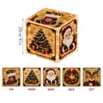 thumbnail image 3 of 3D Christmas Pearl Diamond Wooden House Art Kit for Adults, DIY Handmade Four-Sided Holiday Ornaments, Pearl Bead Details, Xmas Tree Tabletop & Hanging Decorations Home Crafts Gift, 3 of 8