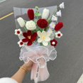 thumbnail image 1 of Hand-made diy woven bouquet flower material package Lily woven beginner material package for girlfriend, 1 of 5
