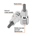 thumbnail image 3 of Dado punta corta bristol M8, cuadro 1/2', Truper, 3 of 4