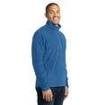 thumbnail image 4 of Port Authority Microfleece 1/2 Zip Pullover-L (Light Royal), 4 of 6