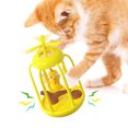 thumbnail image 4 of Juguete para gatos, jaula para pájaros, vaso con sonido, gatito interactivo, juguete para mascotas (amarillo) Likrtyny Para estrenar, 4 of 5