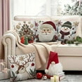 thumbnail image 7 of Christmas Decorative Throw Pillow Covers Set of 4, 18x18" Christmas Pillow Covers Decorative Pillow Cases with Soft Fabric Hidden Zipper Party Supplies, 7 of 7