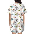 thumbnail image 3 of Lsque happy new year Raccoon Women's Short-Sleeved Pajama Set - 2 Piece Soft and Lightweight Sleepwear Set-X-Large, 3 of 9