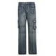 thumbnail image 5 of Pantalones vaqueros Amekaji para mujer, cintura alta, parte inferior de horquilla, lavados, multibolsillos, divididos, pantalones de mezclilla Fridja  hfkajh103319, 5 of 5
