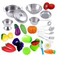thumbnail image 1 of Juguetes de cocina para cocinar Los Juguetes de Cocina Fingen Utensilios de Cocina Utensilios Sartén , 25pcs Magideal Juguetes de cocina para cocinar, 1 of 7