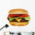thumbnail image 1 of Cheeseburger Wall Mural by Wallmonkeys Peel and Stick Graphic (48 in W x 35 in H) WM56626, 1 of 4