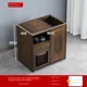 thumbnail image 3 of Mueble de té chino para el hogar, carrito de té con ruedas, mesa de café, juego de té de kung fu, agua hirviendo integrada, 3 of 5
