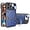 Blue, variant on for iPhone 16 Pro Max 6.9" Case with Magnetic Ring Kickstand, Rugged Military Grade Shockproof Heavy Duty Case with Slide Camera Lens Cover for Apple iPhone 16 Pro Max JS-Black