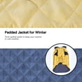 thumbnail image 3 of Labymos Dog Winter Jacket Padded Reflective Warm Quilted Outdoor Pet Vest, 3 of 8