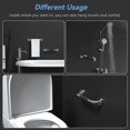 thumbnail image 3 of 40cm Black Safety Bathtub, Non-Slip, Wall-Mounted Stainless Steel Grab Bar, 3 of 5