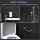 thumbnail image 2 of 30cm Black Safety Bathtub, Non-Slip, Wall-Mounted Stainless Steel Grab Bar, 2 of 5