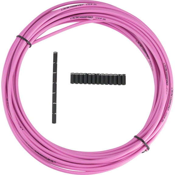 Jagwire 5mm Sport Brake Housing with Slick-Lube Liner 10M Roll, Pink