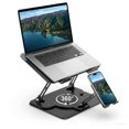 thumbnail image 1 of Soporte para laptop Electmagic ajustable con rotación de 360° y soporte para teléfono, 1 of 7
