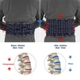 thumbnail image 3 of Cinturón de descompresión HONGJING, soporte lumbar inflable para aliviar el dolor lumbar. Alivio de espalda inflado con bomba manual, talla única para cinturas de 29 a 49 pulgadas., 3 of 5