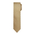 thumbnail image 2 of Jacob Alexander Men's Woven Zig Zag Pattern Slim 2.5 inch Width Neck Tie - Yellow, 2 of 7