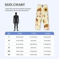 thumbnail image 4 of Balery Watercolor Bee Honey Honeycomb Bee Pantalones de pijama para hombre, pijama ultraligero, pantalón de descanso-Large, 4 of 6