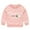 b#Pink888, variant on CAIVO Cute Sweatshirt O-Neck Long Sleeve Pullover Tops Kids With Christmas Santa Pattern For Holiday Celebrations And Everyday Wear Child Soft Dailywear