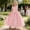 14Pink56, variant on CAIVO Kids Girls Formal Party Dress Elegant Tutu Gown For Recital Pageant And Occasions O-Neck Sleeveless Soft Dresses