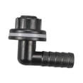 thumbnail image 2 of Conector de codo, boquilla de manguera, adaptador de juntas de manguera, accesorio eficiente, conector de drenaje para tanque de agua, pecera, barril Negro, 2 of 8