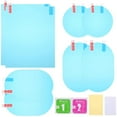thumbnail image 1 of 8 Pcs Car Rearview Mirror Rain Cover Film - Fog Mirror Protective Film, Waterproof Mirror Film Anti Fog Nano Glaze Auto Film For Car Rearview Mirror Side Window, 1 of 7