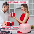 thumbnail image 2 of Peach Heart Shape Rice Cooker 8 Cup Cooked, 4 Cup Uncooked Rice, Multifunctional Pink Rice Cooker, 300w, with Preset Timer, 1.8L, 2 of 6