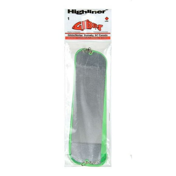 Gibbs Highliner Flasher #1 - Vert Cuillères de pêche à la traîne/lancer
