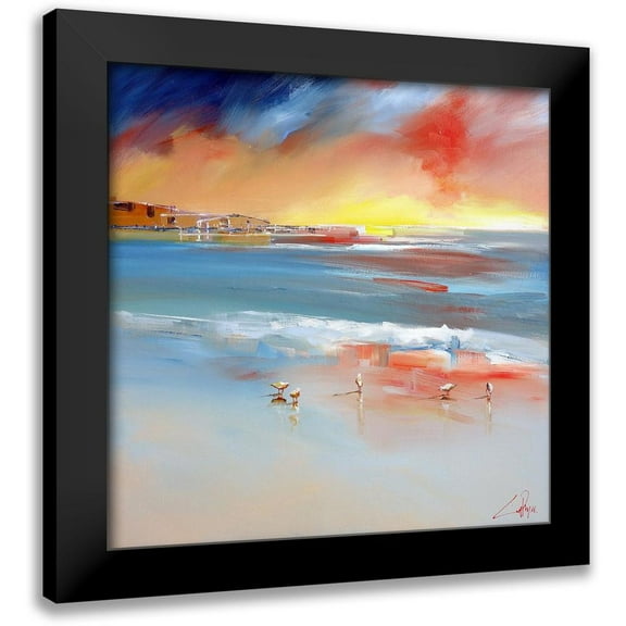 Penny, Craig Trewin 12x12 Black Modern Framed Museum Art Print Titled - Over the Club