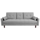 thumbnail image 2 of Sofá Cama Reclinable El Bazar Store Cancún Lino Gris Plata Brazos Separados Respaldo Abatible, 2 of 7