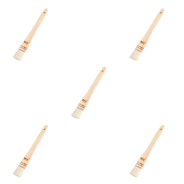 Wosthever Cepillo con mango de madera, cepillo para repostería, cepillos para aceite para pastel, pan, mantequilla, herramientas para hornear, cepillo Type2 NO2 Wosthever CBP108790