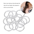 thumbnail image 4 of Greensen 100pcs Hair Braid Rings Dreadlock Hair Clips Loops Decoration for Women & Girls, Hair Braid Clips,Hair Braid Rings, 4 of 8